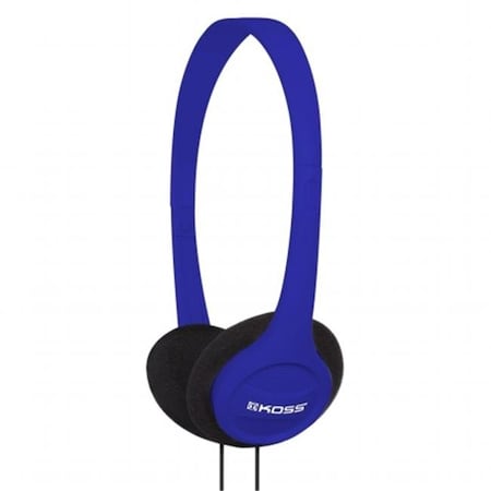 KOSS Koss KPH7B Portable On-Ear Headphone With Adjustable Headband - Blue KPH7B